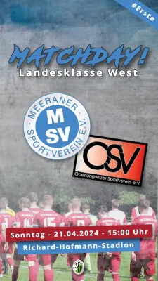 (1M) Meeraner SV vs. Oberlungwitzer SV