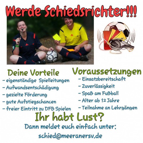 WERDE SCHIEDSRICHTER!!!